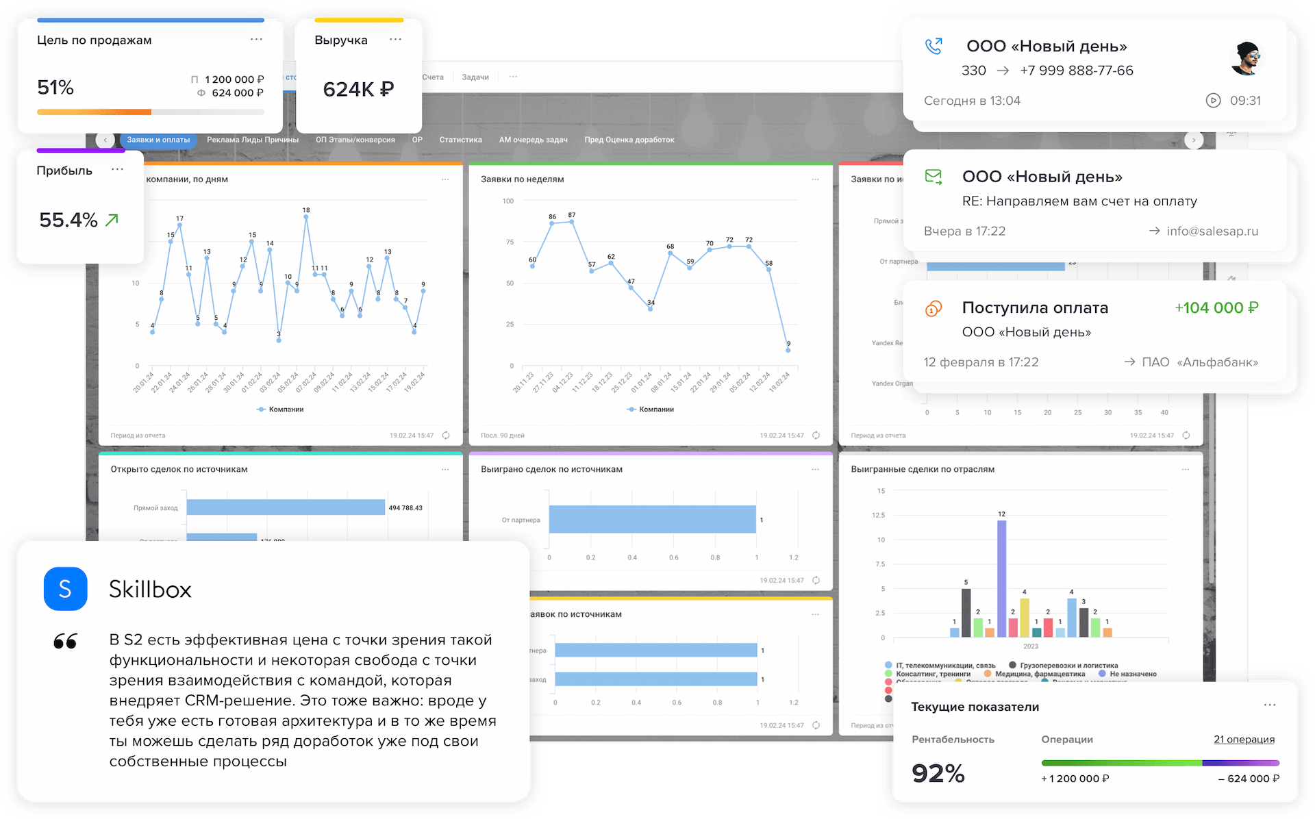 CRM для школы. Онлайн-запись, абонементы и расписание